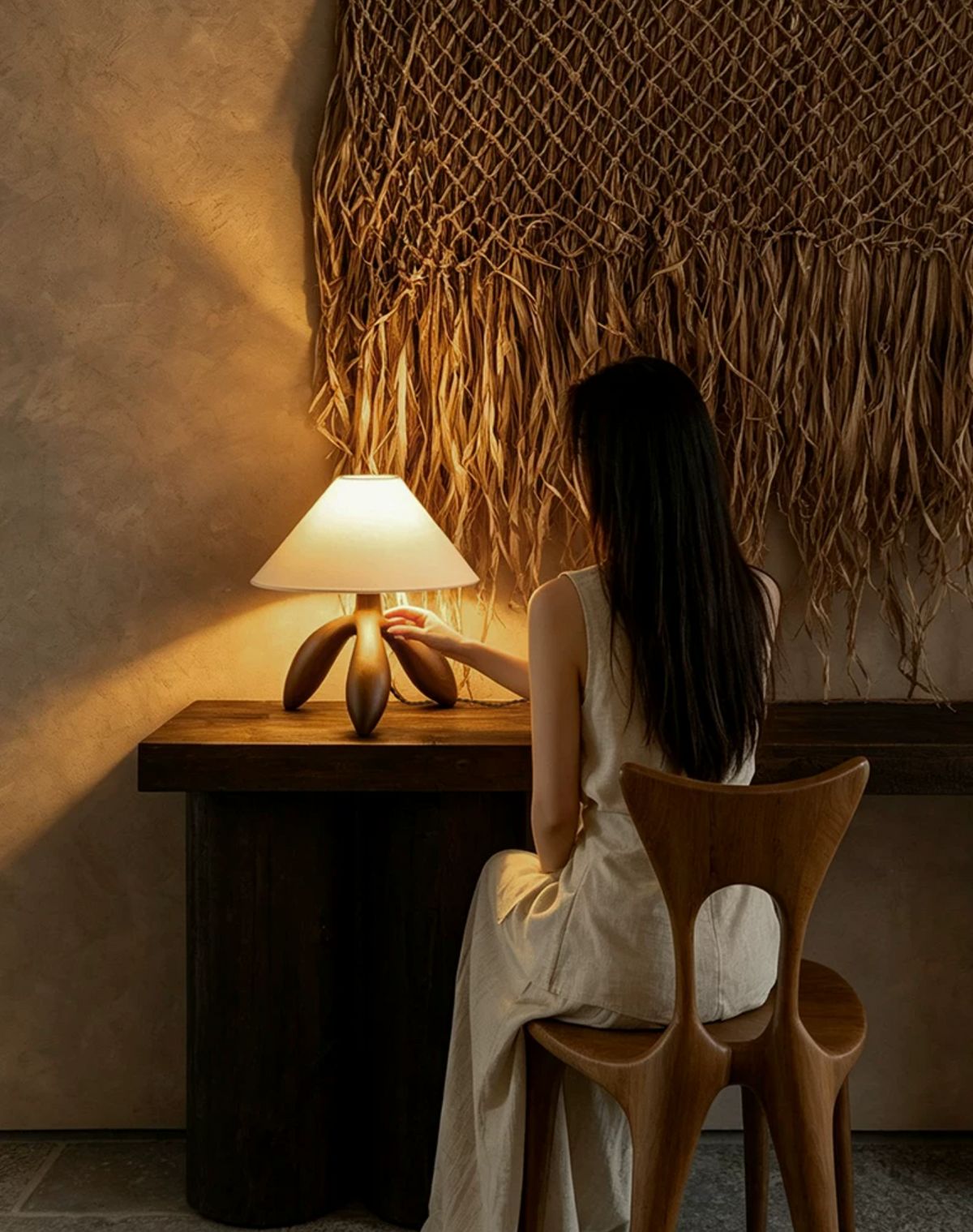 Vardencombe Wood Table Lamp