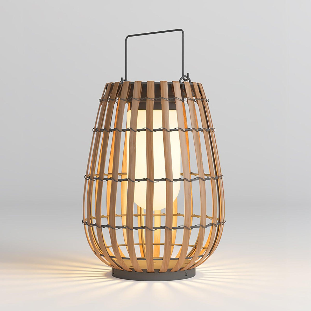 Veshael Tropic Braid Lantern Outdoor Lamp