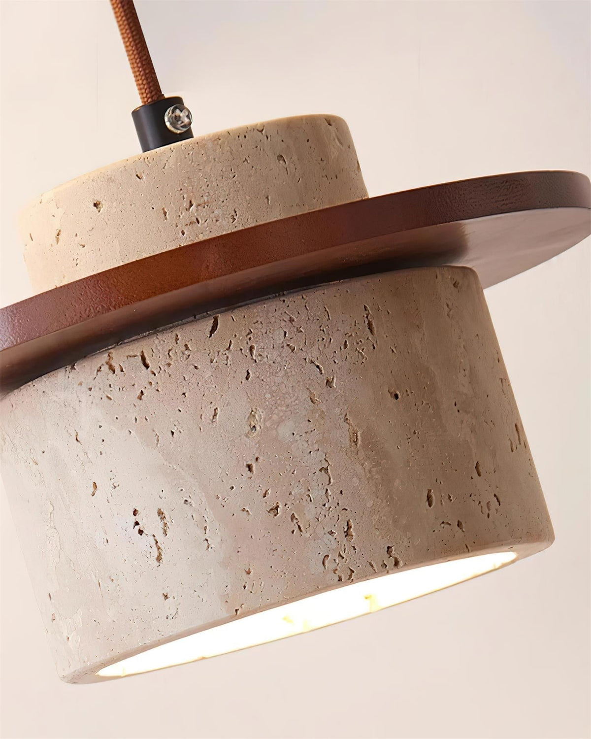 Eluno Pendant Lamp Set Multi-Light Travertine