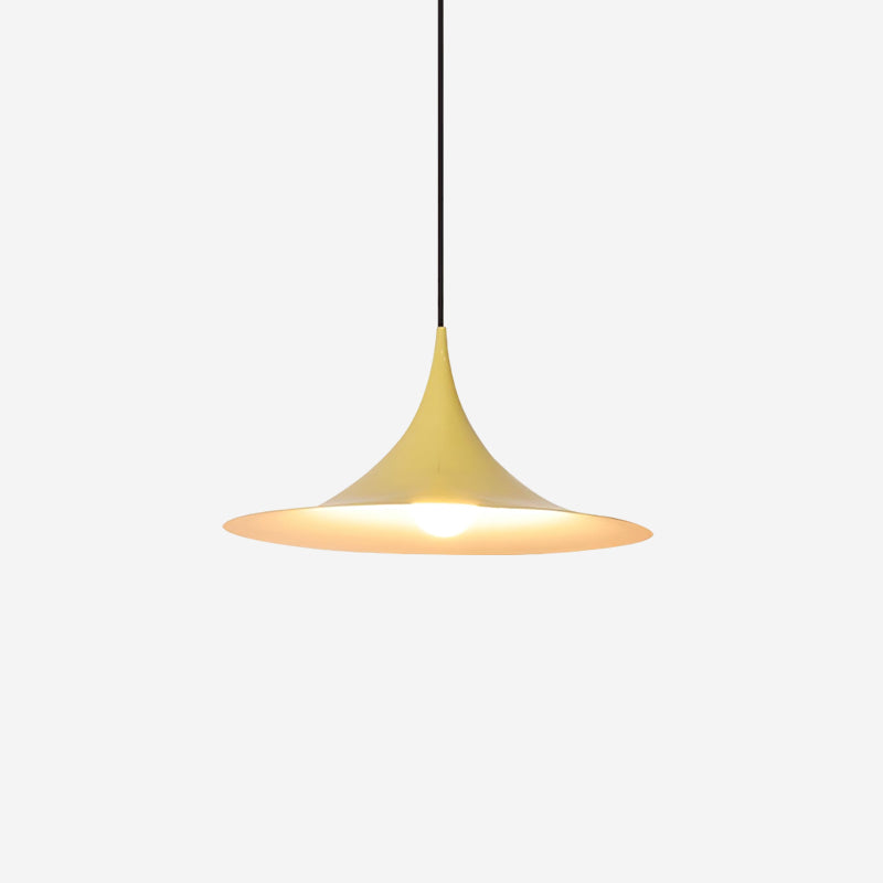 Viro Pendant Lamp Slim Neck and Wide Flare Contemporary Dining