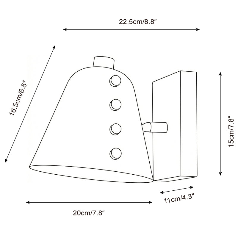 Renelenne Pin Wall Lamp