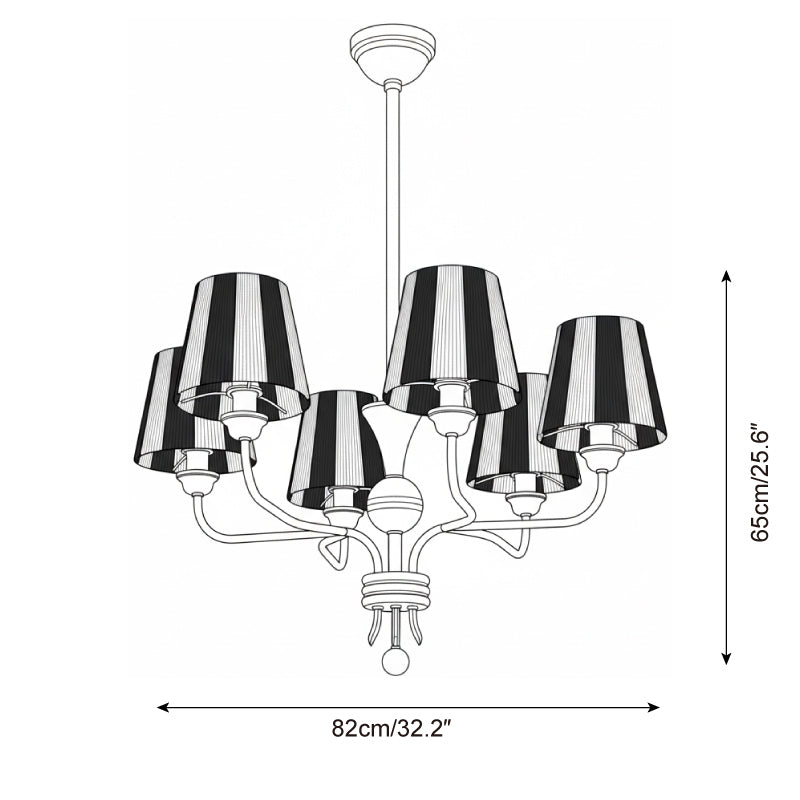 Viraaaine Stripe Chandelier