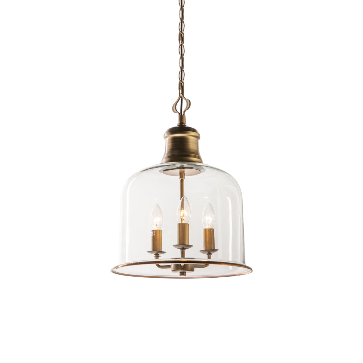 Sysolion Vintage Elegance Glass Pendant Lamp