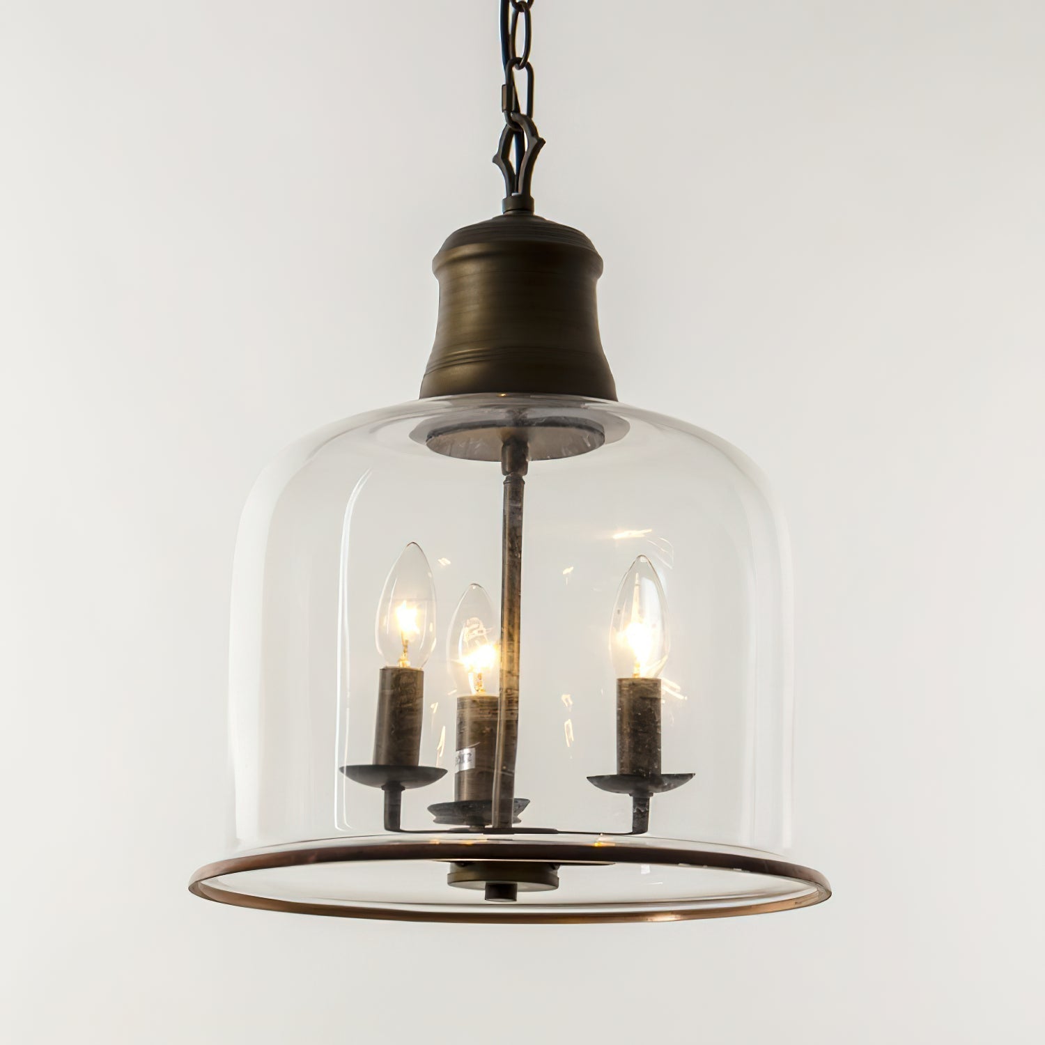 Sysolion Vintage Elegance Glass Pendant Lamp