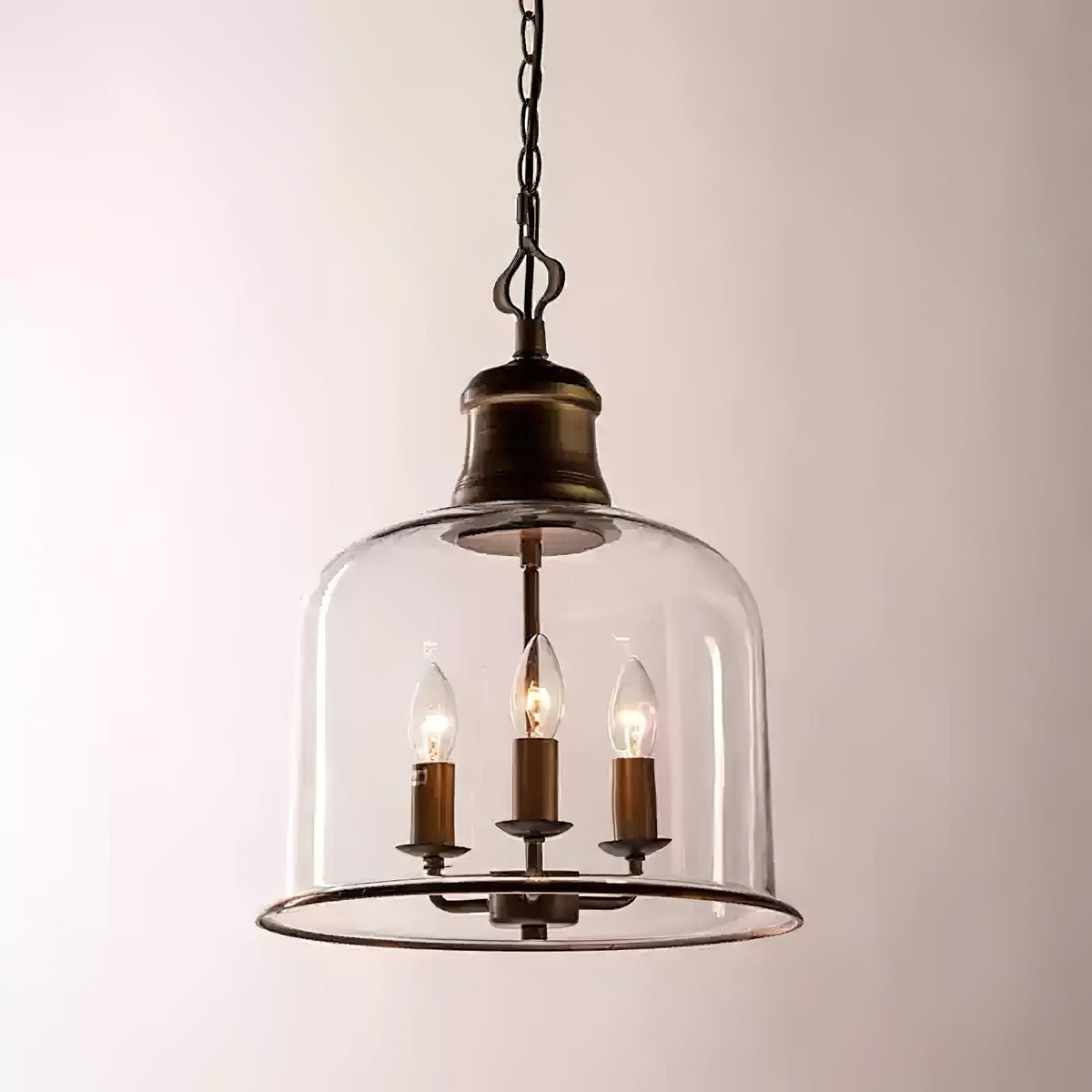 Celaniella Vintage Elegance Glass Pendant Lamp