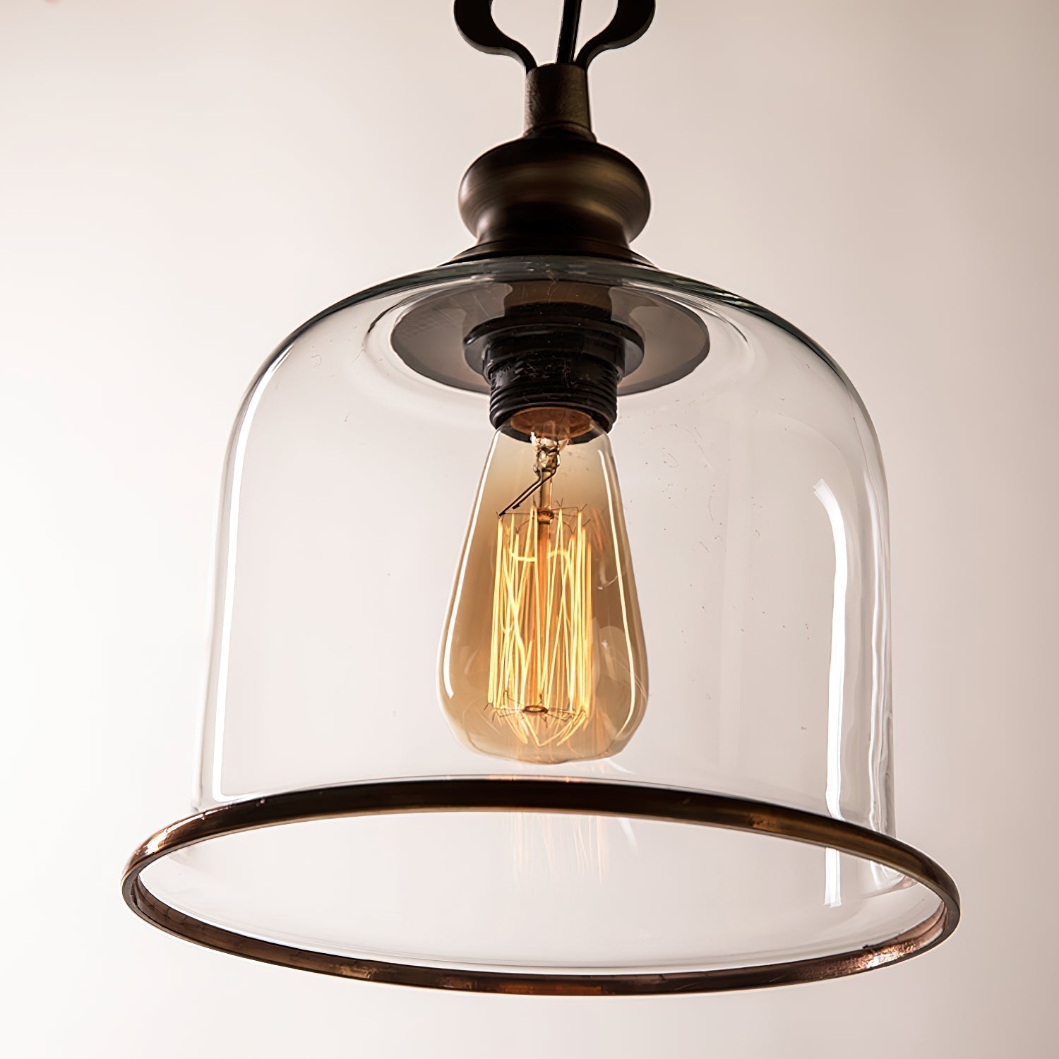 Sysolion Vintage Elegance Glass Pendant Lamp