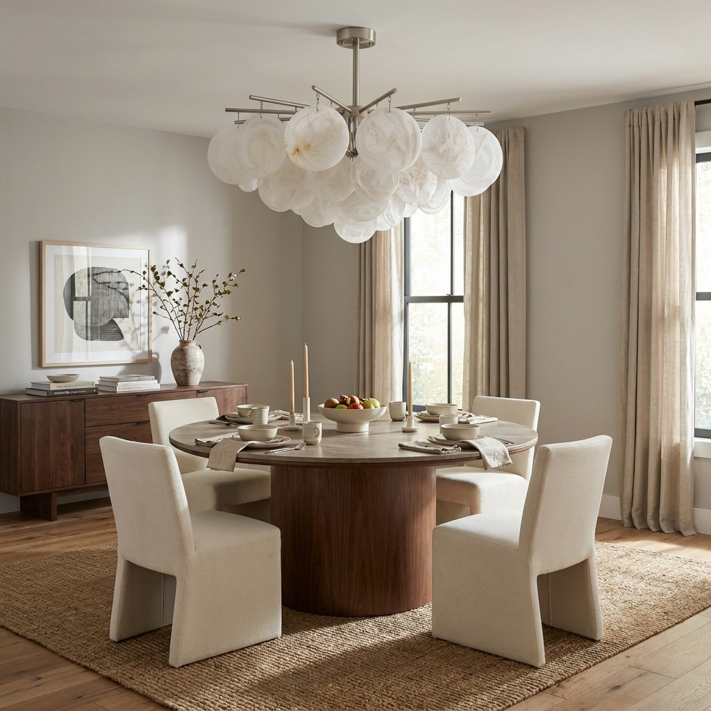 Lintonhurst Alabaster Chandelier
