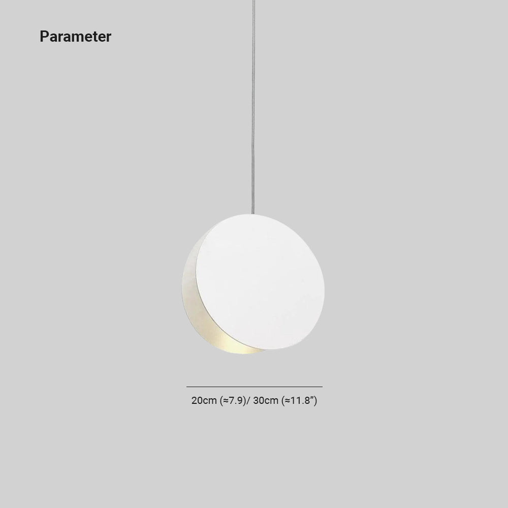 Wadigan Round Pendant Light, Metal, 6 Color, 7.8″/11.8″