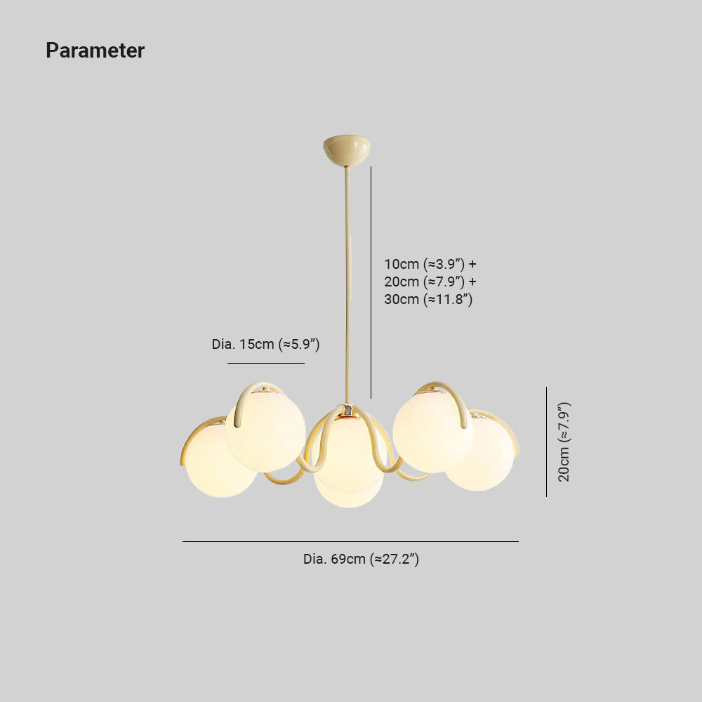 Vimapol Curve Linear Chandelier