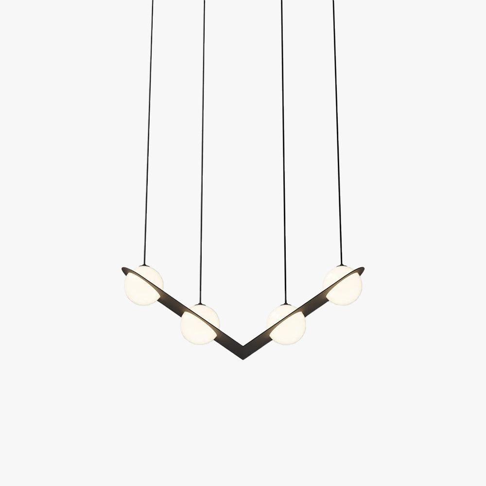 Jedokun Black Glass Pendant Lamp