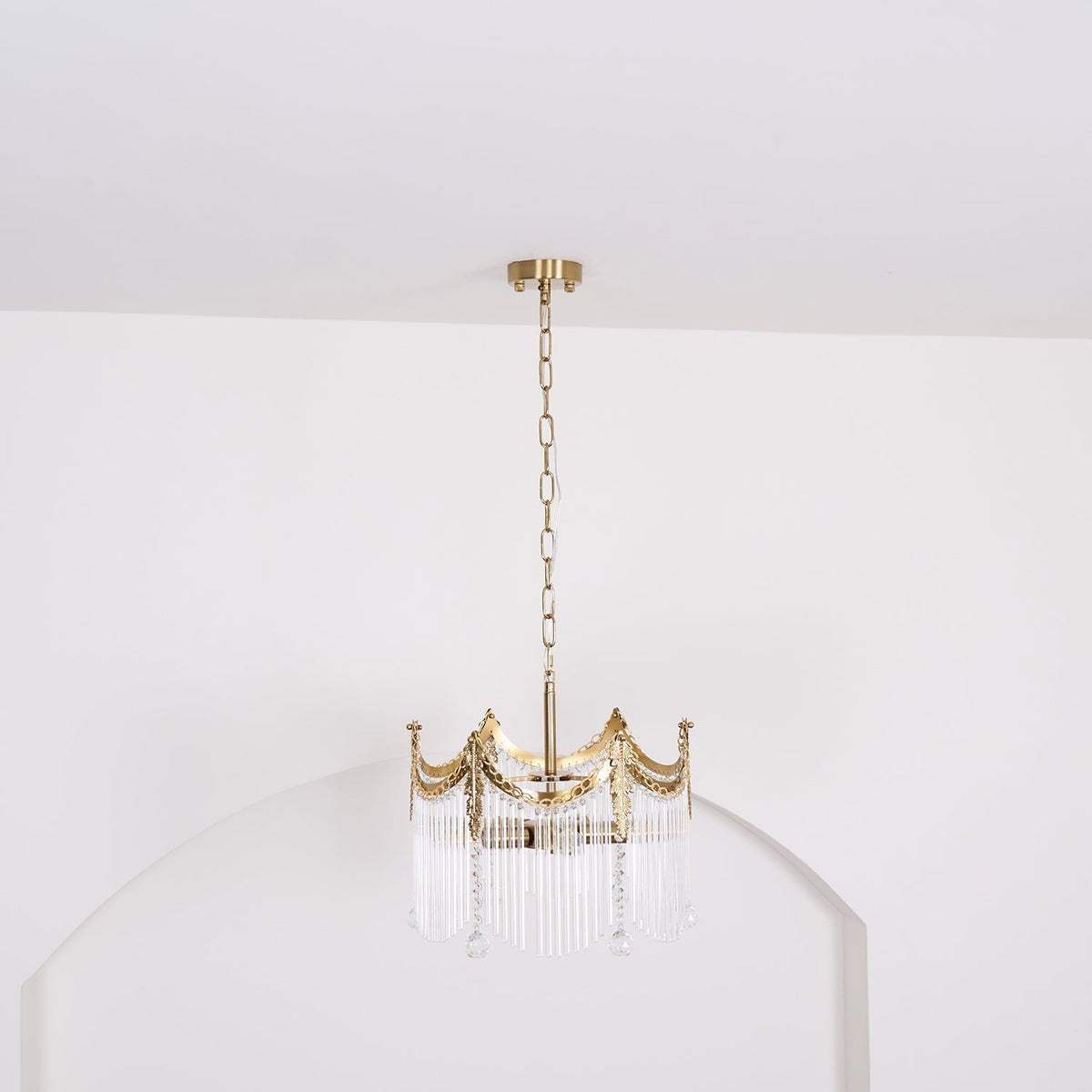 Higuvil Chandeliers Luxurious Glass Farmhouse