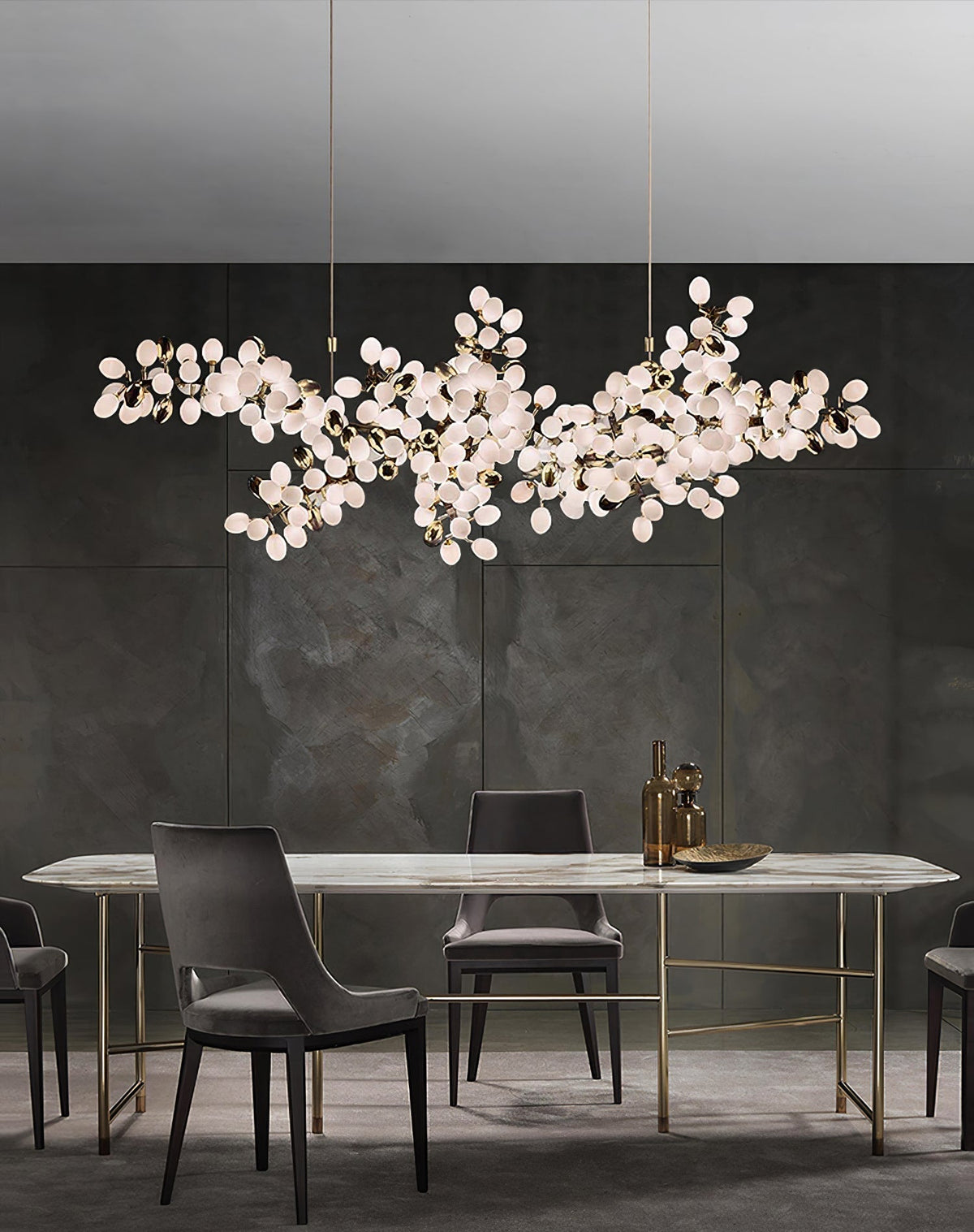 Lioraaria Glass Chandelier