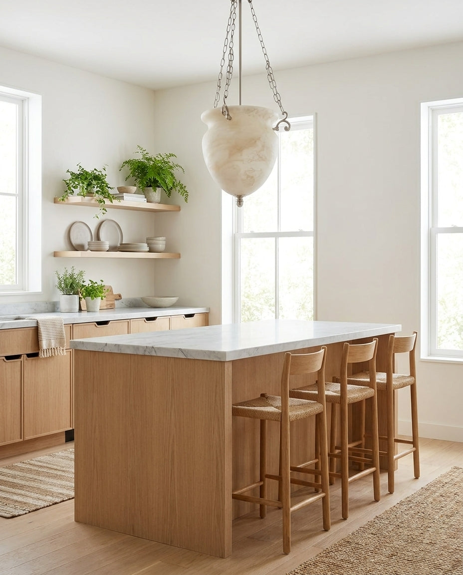 Ashcombe Alabaster Pendant Lamp