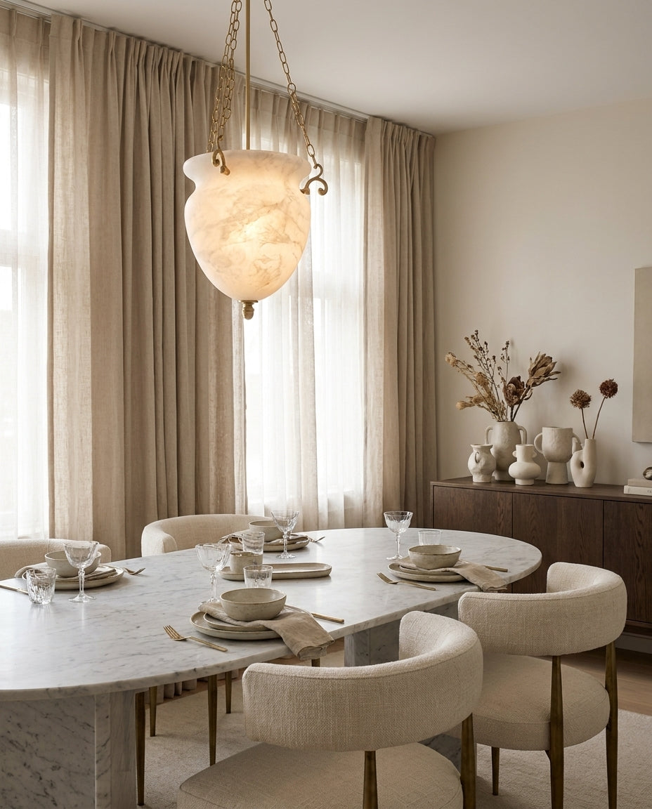 Ashcombe Alabaster Pendant Lamp