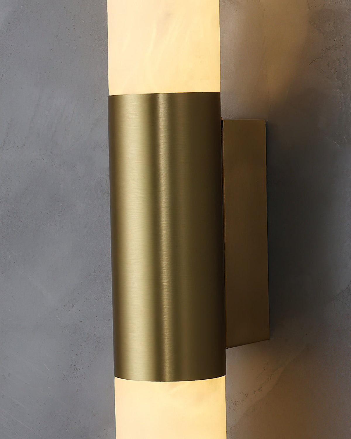 Alborette Alabaster Tube Wall Sconce