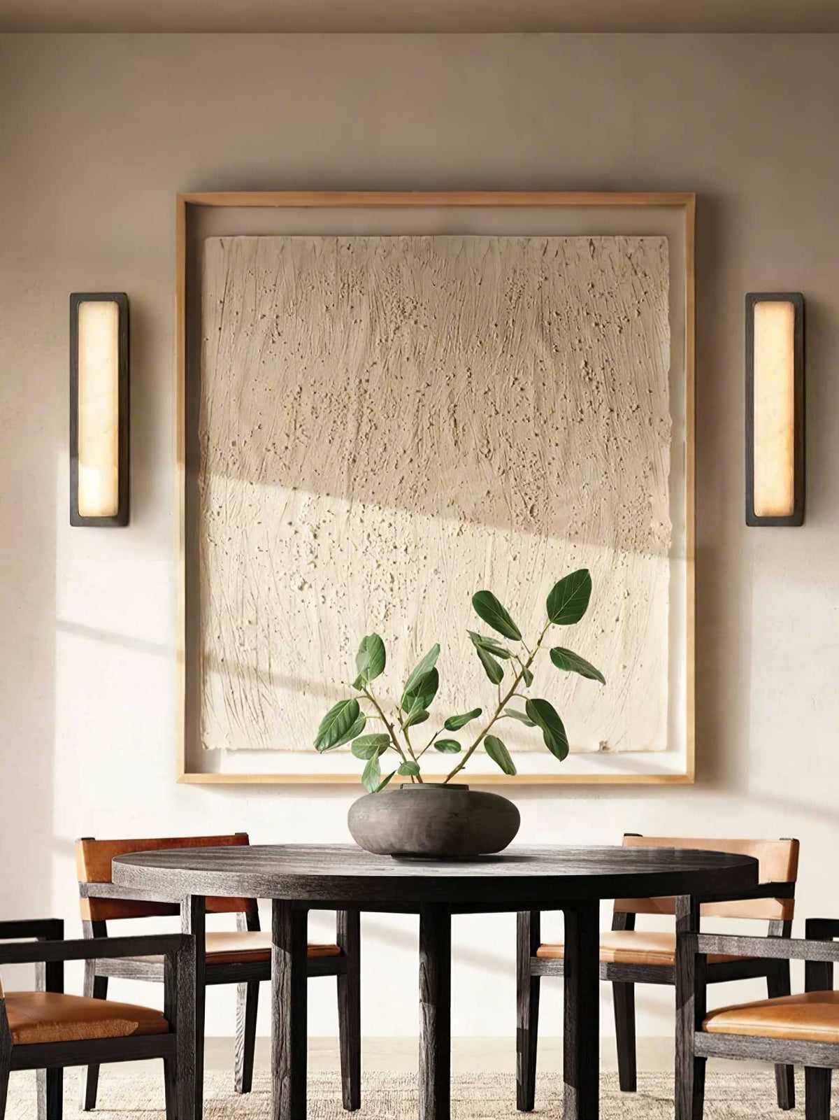 Karix Linear Alabaster Wall Light