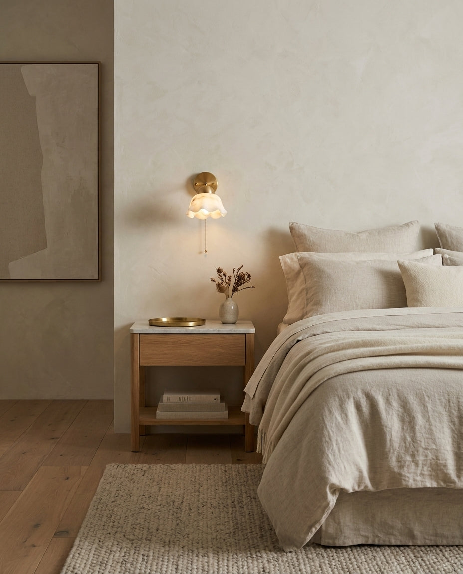 Mavenhurst Alabaster Wall Sconce