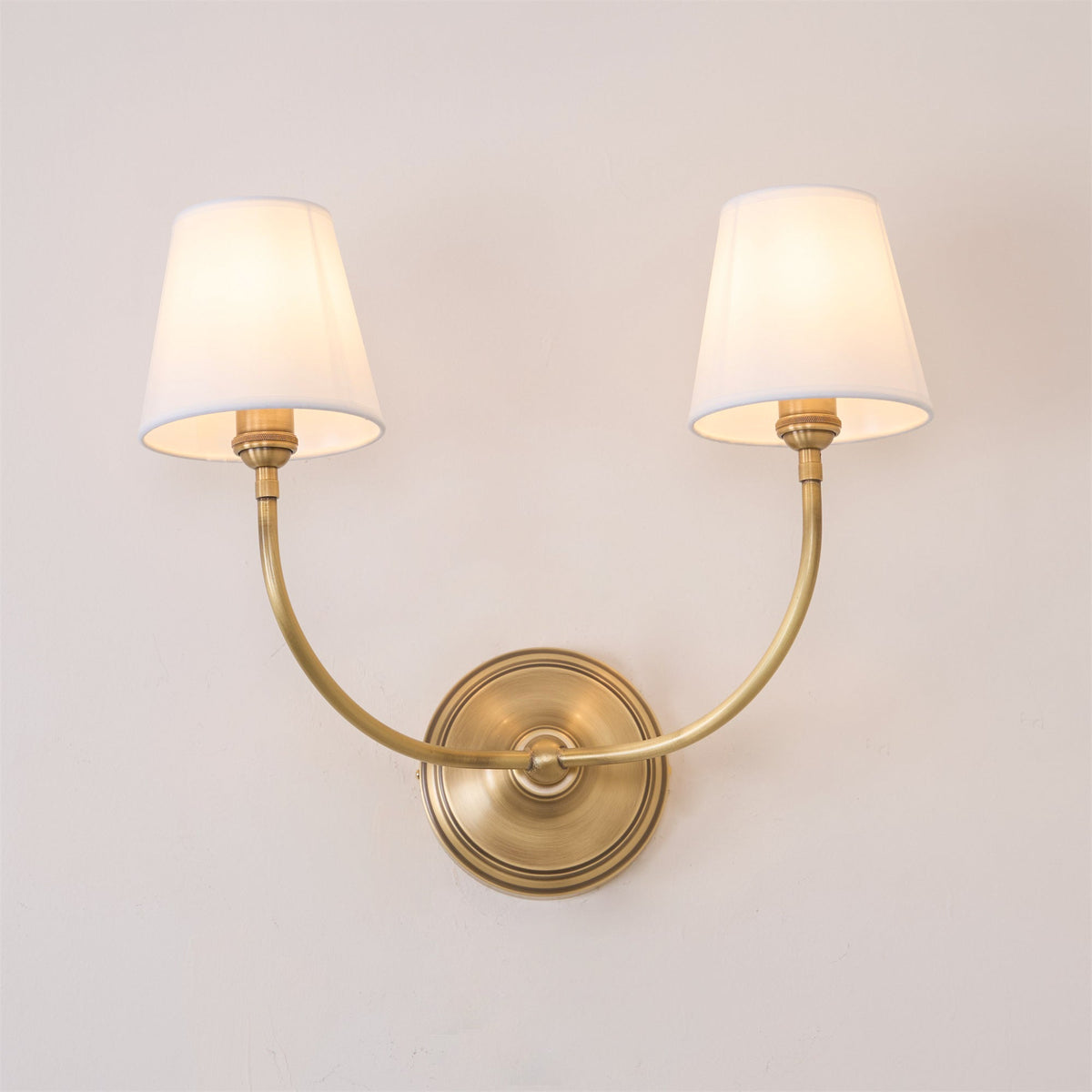 Pegedut Wall Lamp Black Bronze Fabric