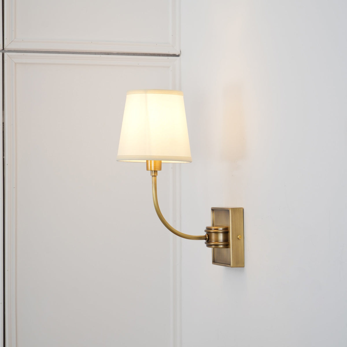 Pegedut Wall Lamp Black Bronze Fabric
