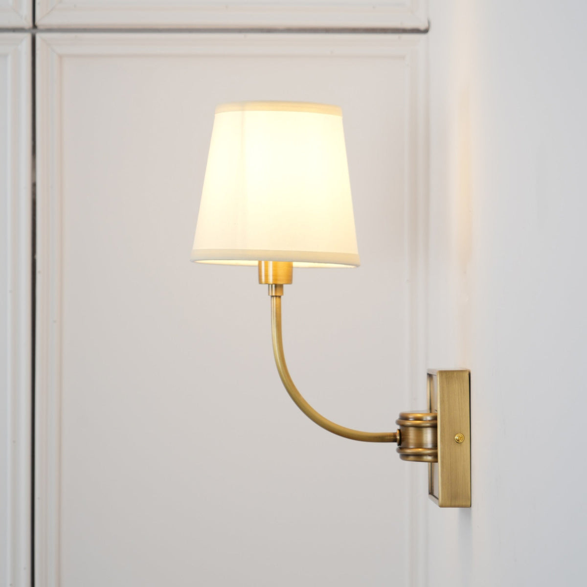 Pegedut Wall Lamp Black Bronze Fabric