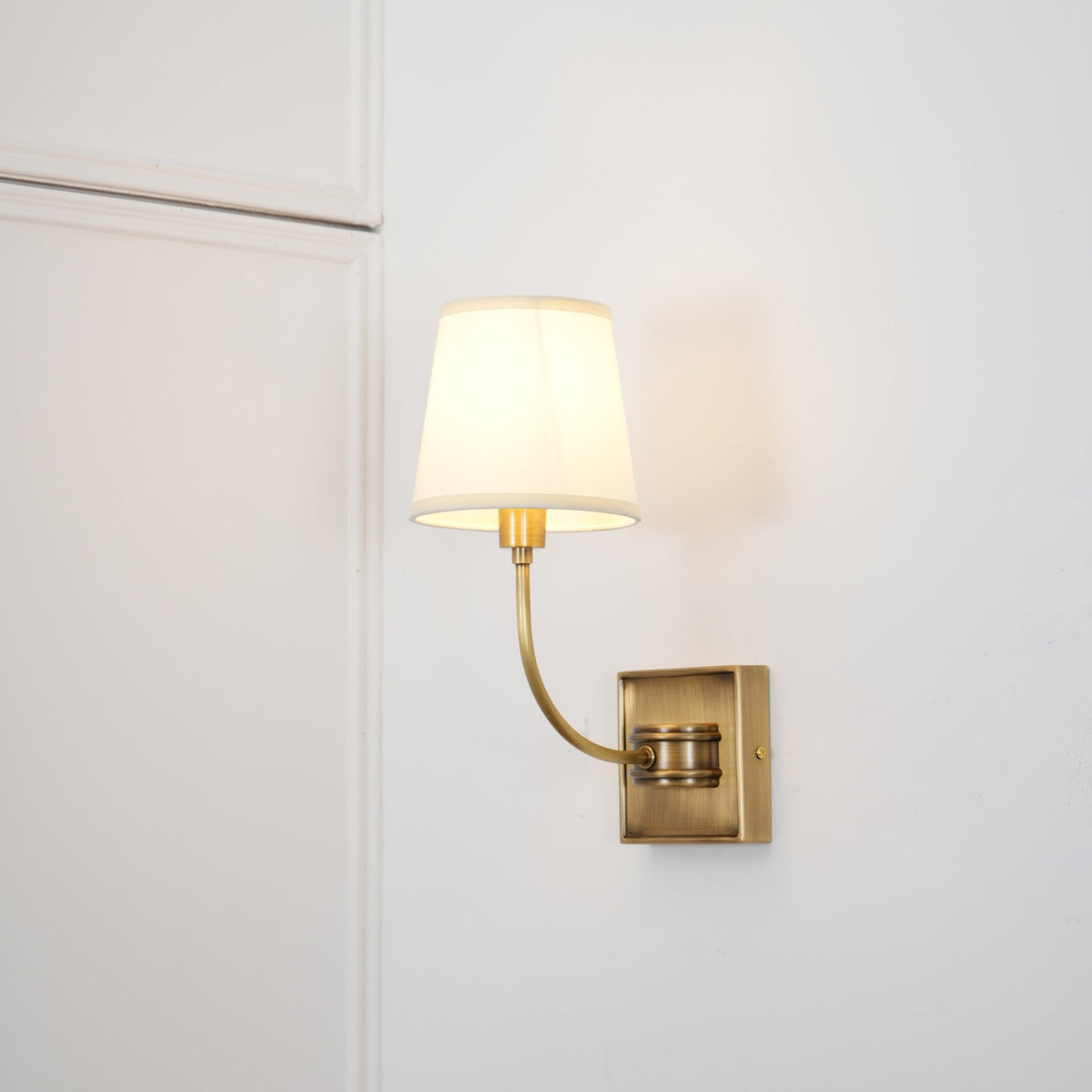 Pegedut Wall Lamp Black Bronze Fabric