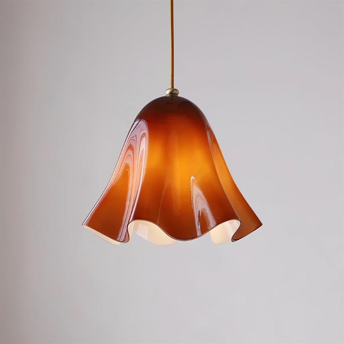 Arden Bell Glass Pendant Light