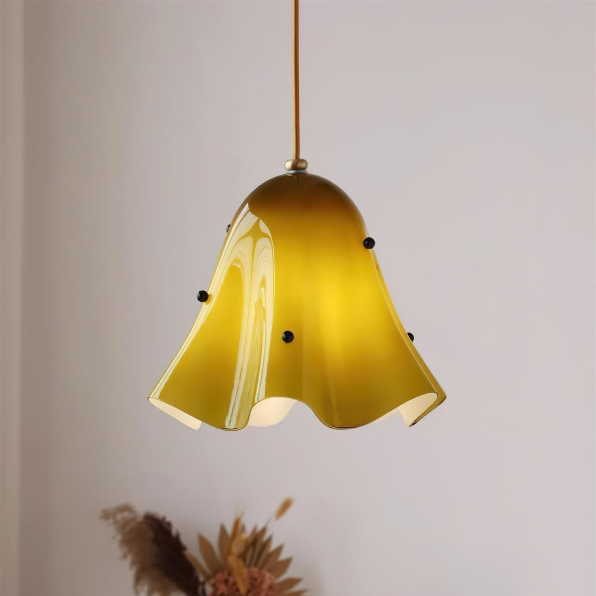 Arden Bell Glass Pendant Light