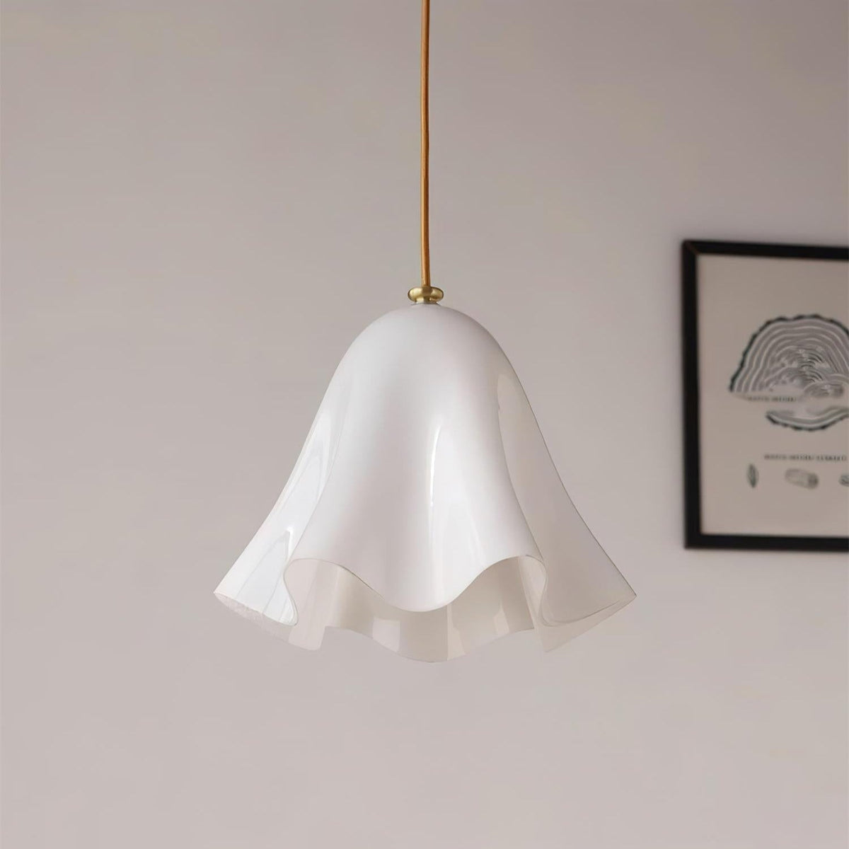 Arden Bell Glass Pendant Light