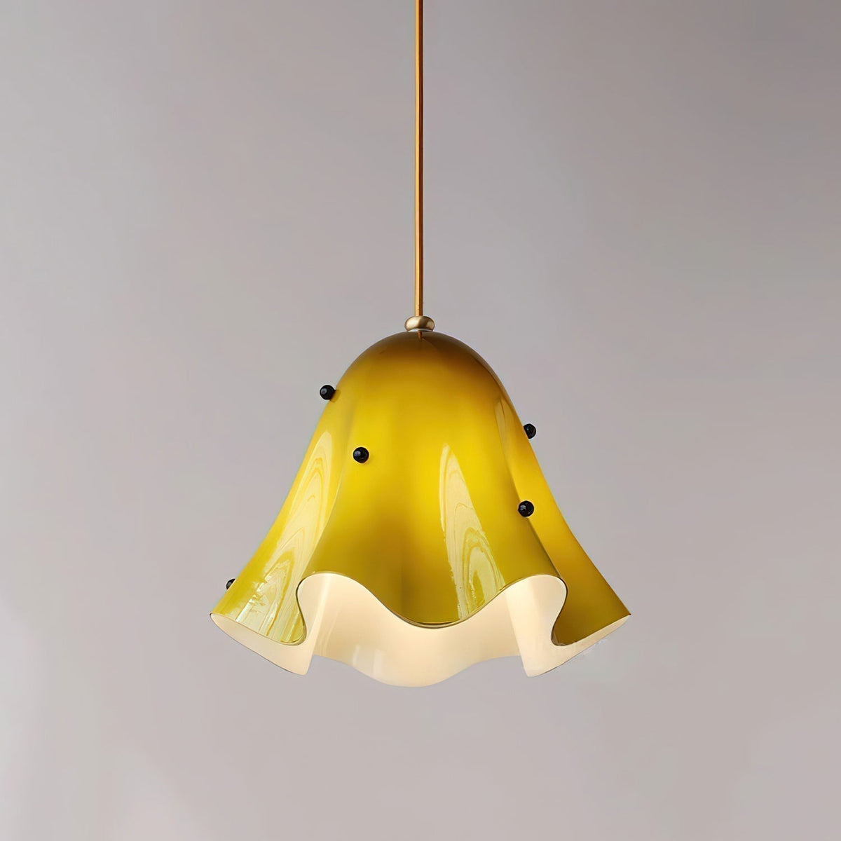 Arden Bell Glass Pendant Light