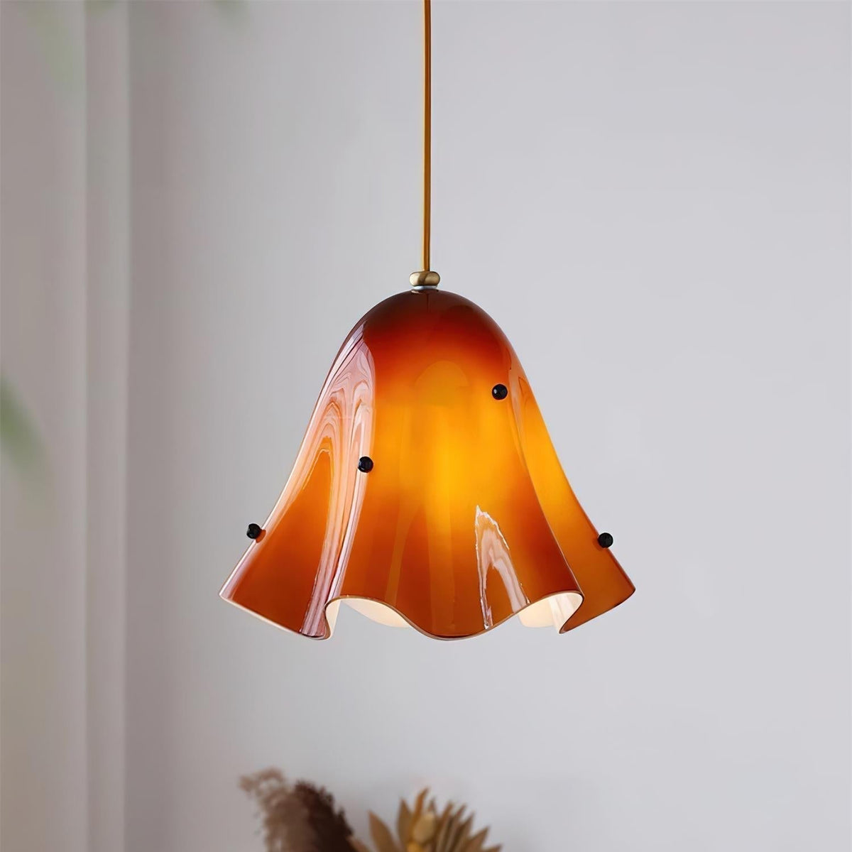 Arden Bell Glass Pendant Light