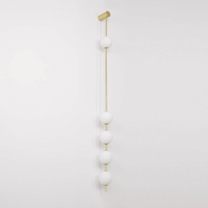 Soloiella Wall Lamp Vertical Balls Brass