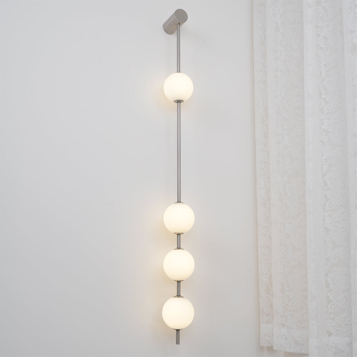Soloiella Wall Lamp Vertical Balls Brass