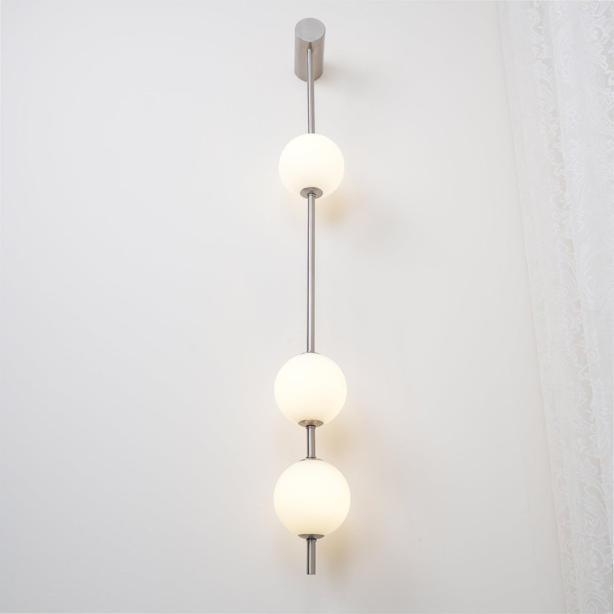Soloiella Wall Lamp Vertical Balls Brass