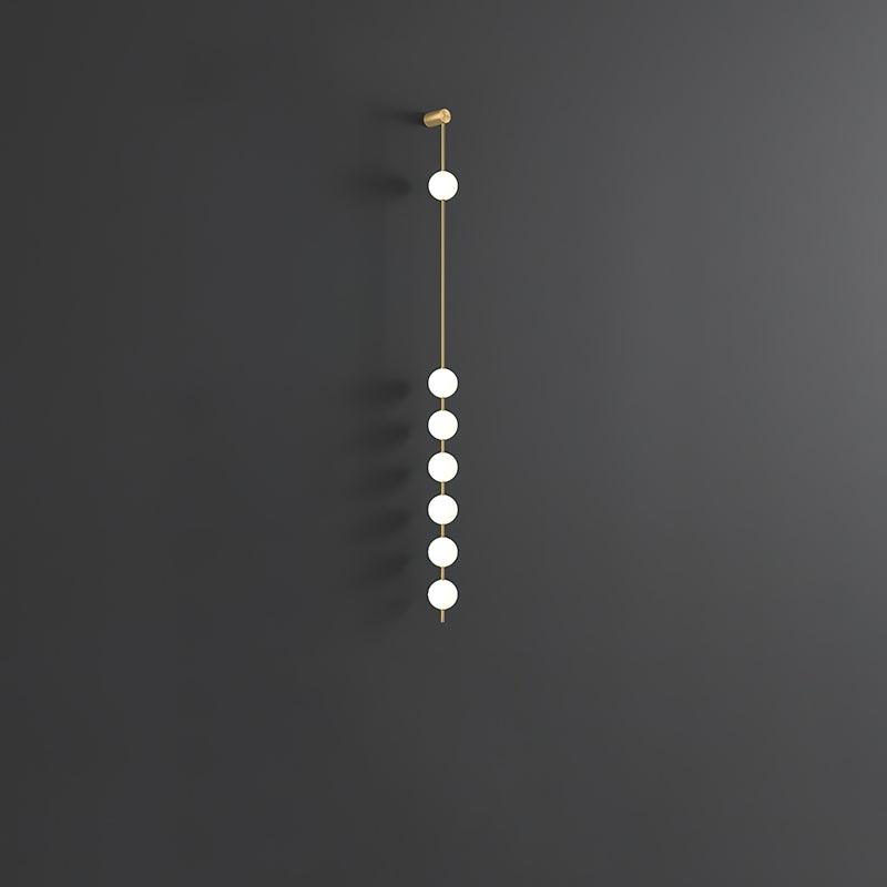 Soloiella Wall Lamp Vertical Balls Brass