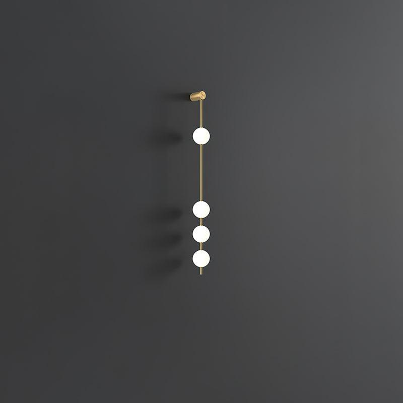 Soloiella Wall Lamp Vertical Balls Brass