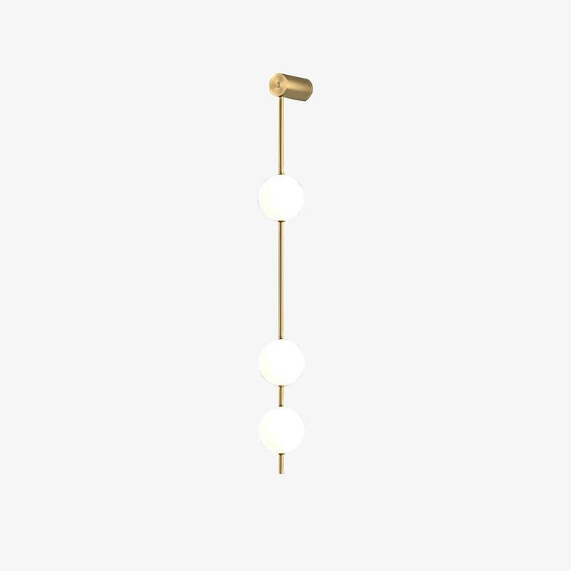 Soloiella Wall Lamp Vertical Balls Brass