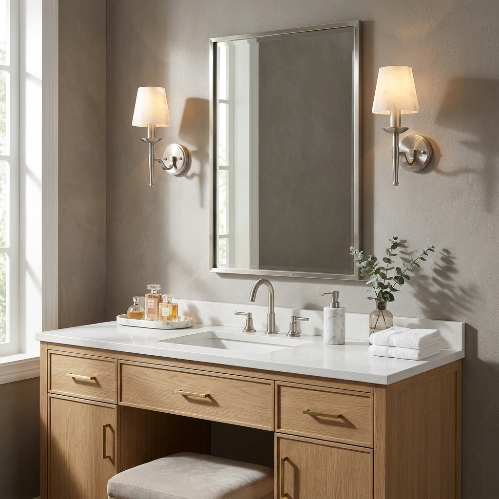 Iverstone Alabaster Wall Sconce