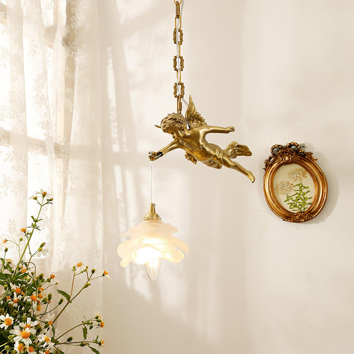 Solene Brass Light Luxury Pendant Light