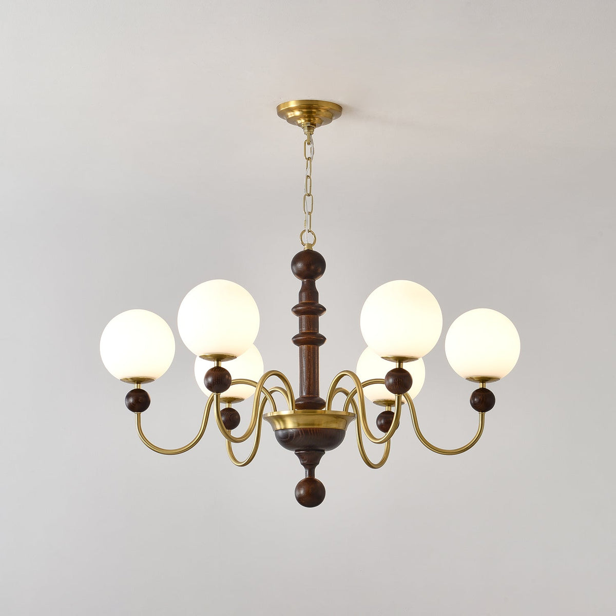 Lumirora Chandelier Vintage Curved Sphere
