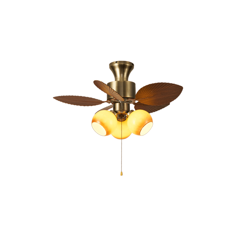 Miranira Vintage Leaf Ceiling Fan Light