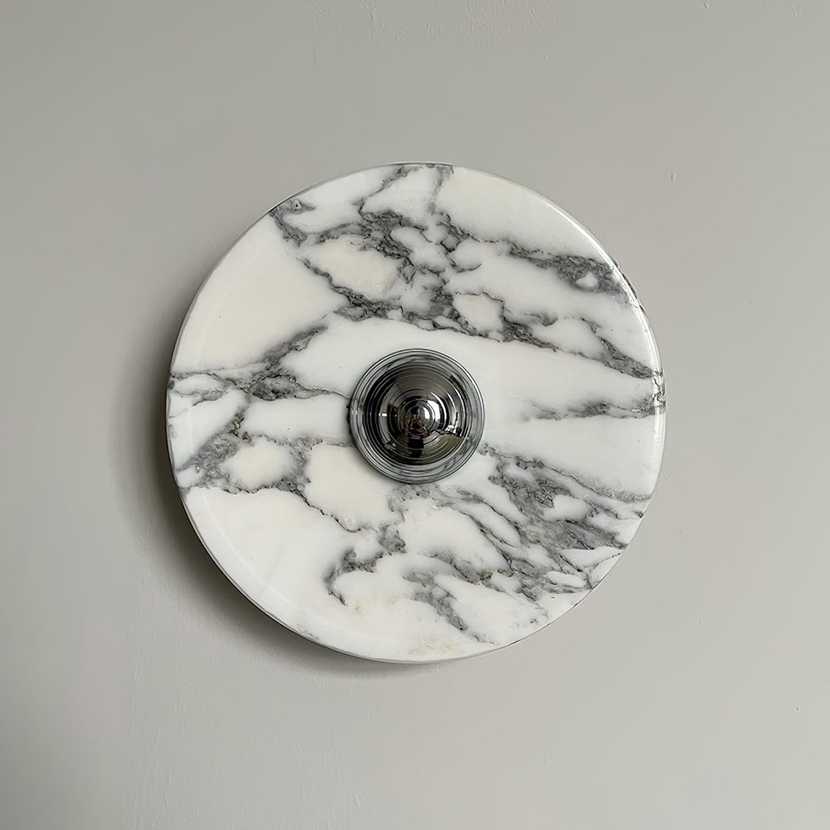 Wall Lamp Marble Disc LED Modern Light Fixture Multiple Colors