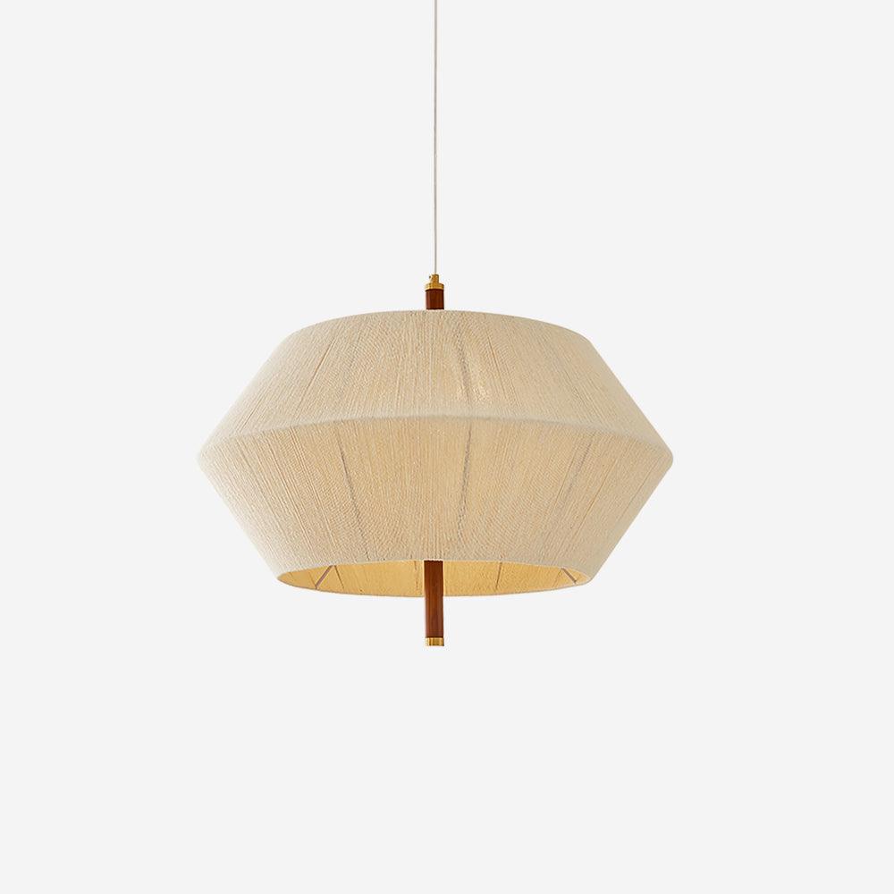 Elowen Pendant Lamp Cotton-Thread Walnut Natural