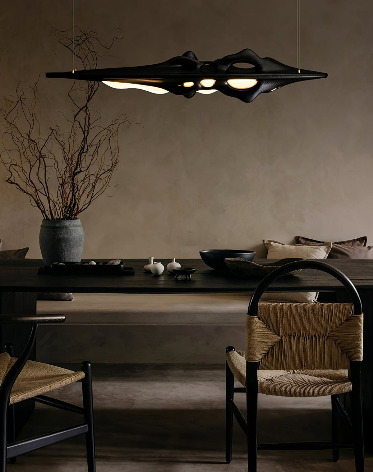 Ulsorira Topographic Wood Pendant Light