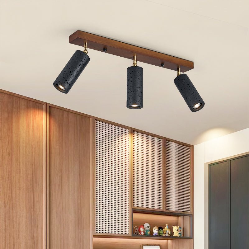 Eurliryra Black Travertine Trio Ceiling Spot