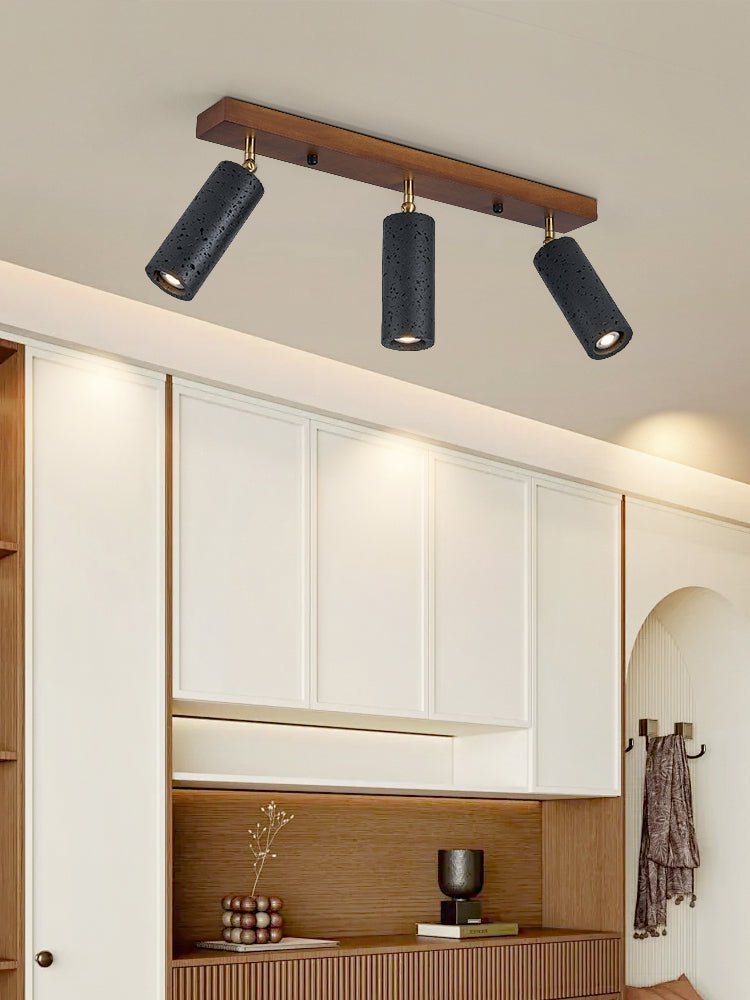 Eurliryra Black Travertine Trio Ceiling Spot