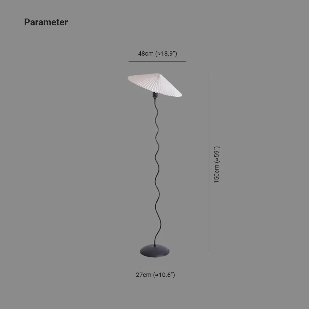 Kodesir Modern Mushroom Fabric Led Floor Lamp