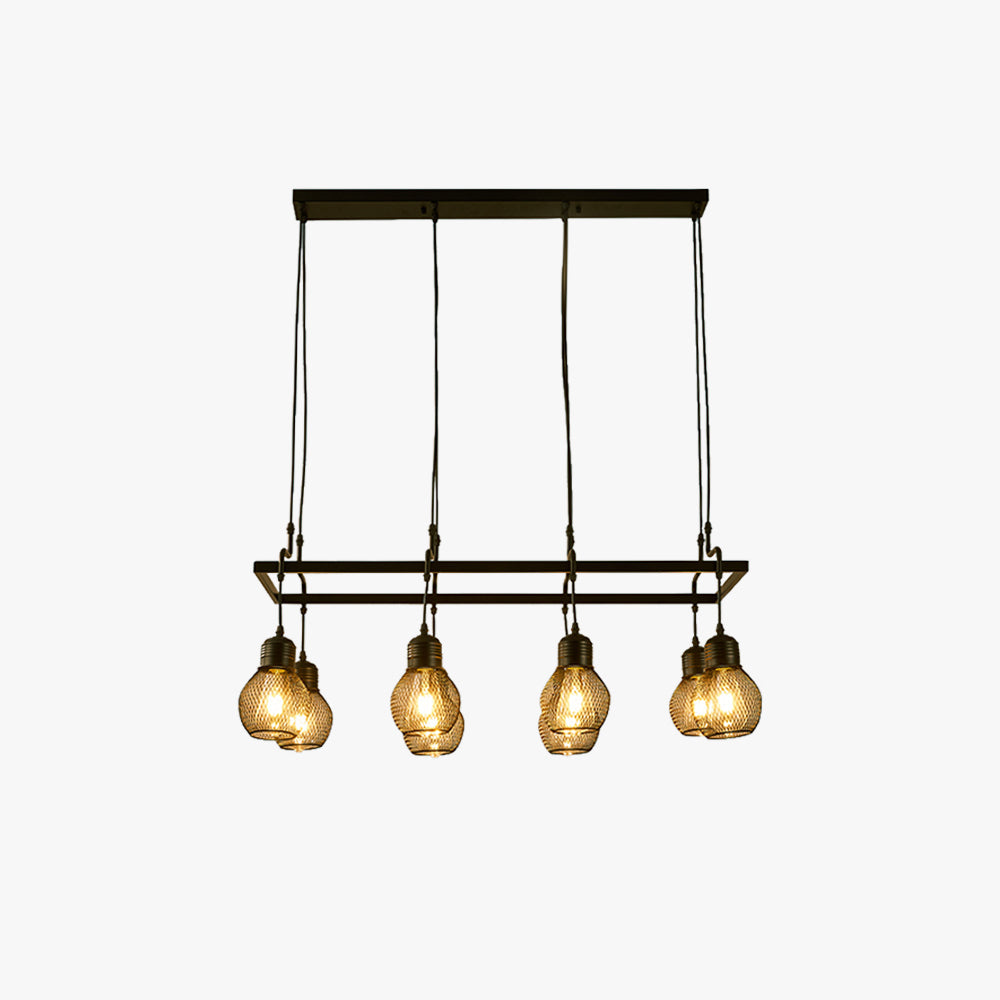 Satebuno Vintage Long Multihead Chandelier Dining Room/Bar/Living Room