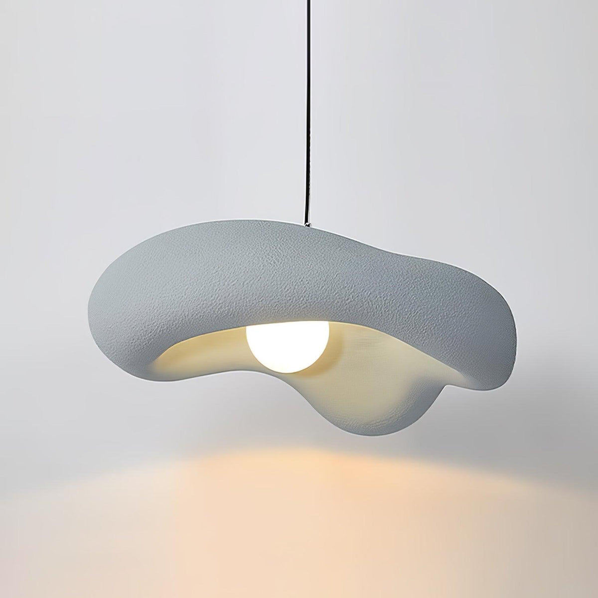 Pendant Lamp Resin in Organic Shape for Modern Interiors Natural