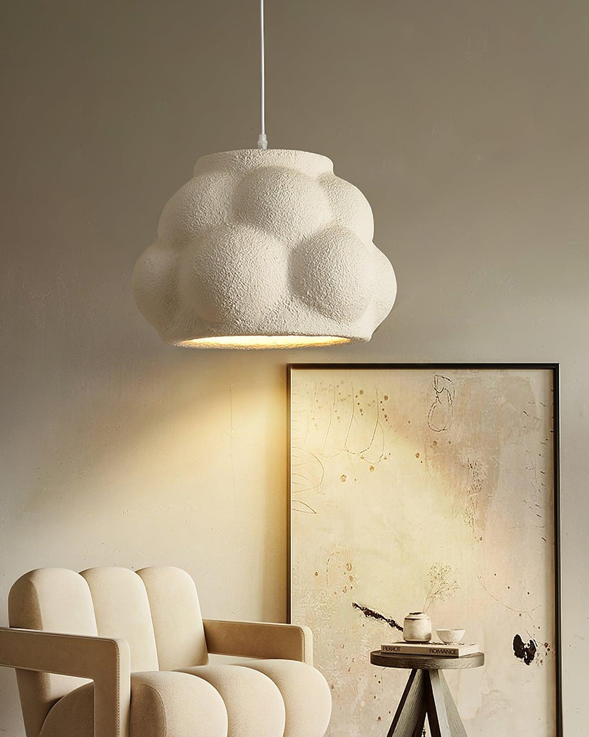 Mossy Wabi Sabi Pendant Light