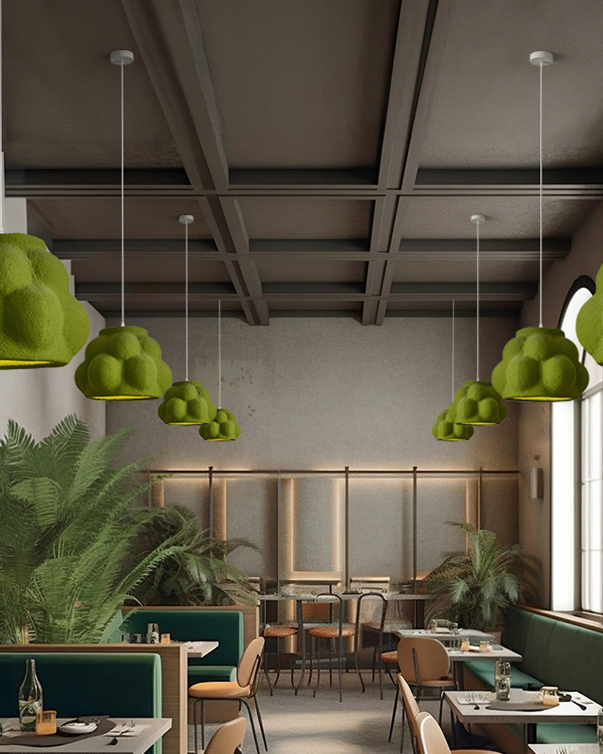 Mossy Wabi Sabi Pendant Light